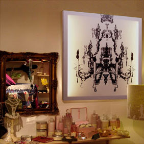 Desire/Acquire: Chandelier Canvas Light