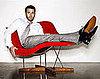 Found It! Ben Affleck's Red Lounge Chair