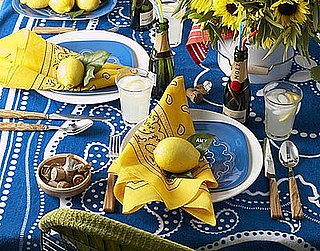 Casa Quickie: Use a Beach Towel For Casual Summer Dining
