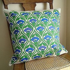 Casa Verde: Handprinted Fabric From Home Sweet