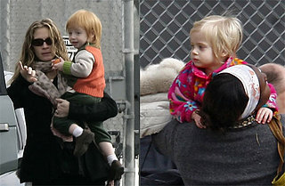 Julia Has Her Hands Full