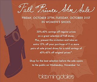 Bloomingdale's Private Shoe Sale!
