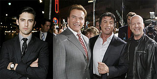 Arnold, Bruce and Sly Come out For Rocky