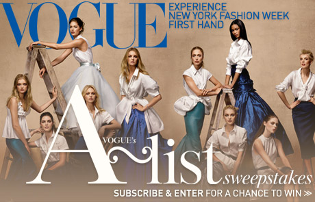 Strike a Pose There's Nothing to It! Vogue Sweepstakes!