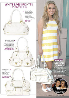 More White Hot Spring Handbags!