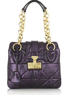 Trend Alert: Colored Metallic Handbags