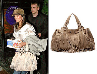 Found! Eva & Jessica's Fringe Leather Handbag