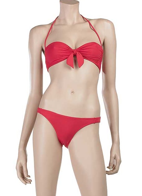 Fabworthy: Melissa Obadash Red Elle Bikini