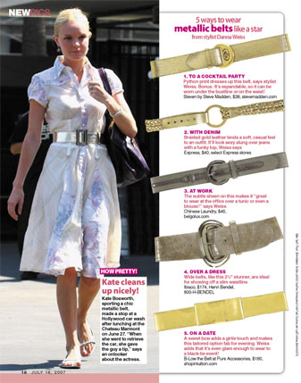 Belts Away!