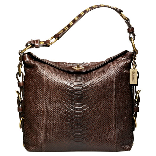 The Bag To Have: Coach Camilla Printed Python Hobo 
