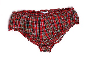 The Look For Less: Steve Alan Tartan Ruffled Panty 
