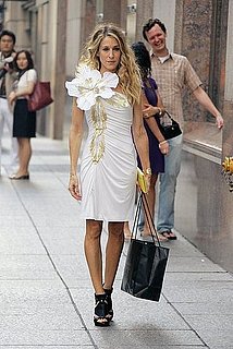 SATC Movie Sneak Peek! Carrie's Flower Power Dress: Love It or Hate It?
