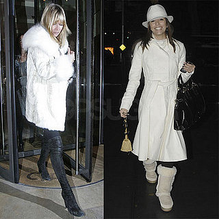 Compare & Contrast: Wearing a Winter White Coat 