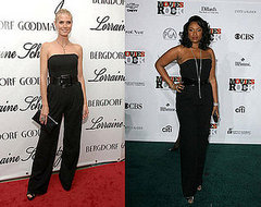 Who Wore It Better? Michael Kors Black Strapless Jumpsuit Who Wore It Better? Michael Kors Black Strapless Jumpsuit