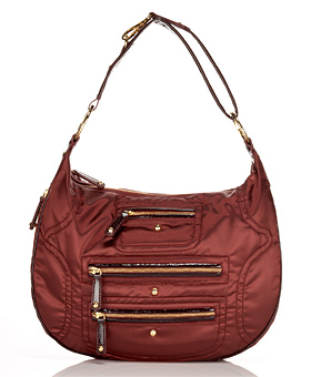 Guess Who Designed This Sporty Burgundy Bag? Guess Who Designed This Sporty Burgundy Bag?