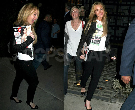 Lindsay Shows Herself Off, Naturally