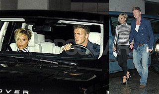 Beckhams Step Out for Birthday Bash