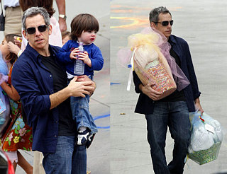 Ben Stiller Gets Into Daddy Mode