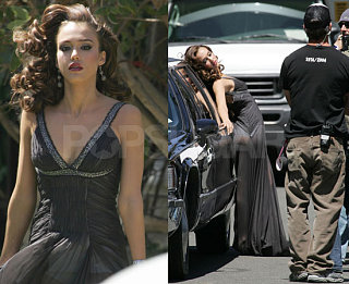 Jessica Alba All Over Limo & Cash