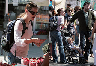 Ben, Jen & Violet Check Out What's in Season