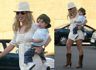Britney Likes Her Boys in Off-Kilter Hats