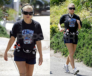 Fergie Power Walks It Off