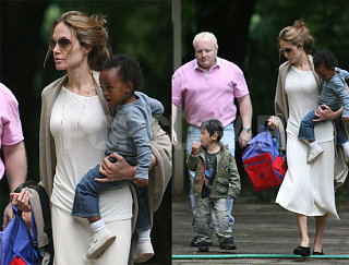 Angie, Z & Pax Head to School, Shi Sleeps Off Her Party