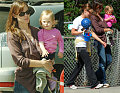 Jen & Violet Head to the Park While Her Ex Gets Married