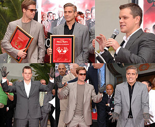 The Ocean's Men Make Their Mark on Hollywood Blvd.