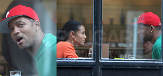 Will & Jada Break For Lunch