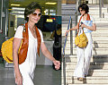Katie Exits Eden Roc Leather Vested
