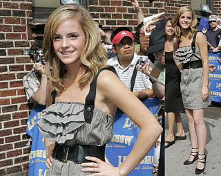 Emma Gets A Little Shaky On Letterman