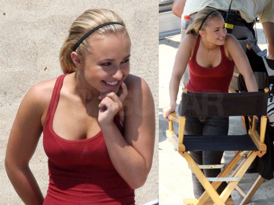 Hayden Gets Busy (Filming Heroes) In The Sand