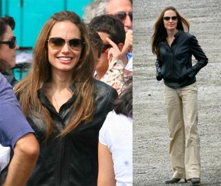 Angelina Glows On The Set Of Wanted