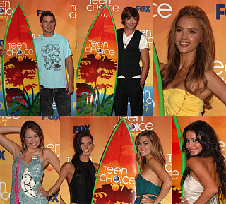 Celebrities Show Off Posing With Surfboard Skills