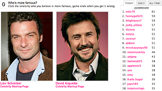 Play Celebrity Faceoff and Win a $100 Gift Card! 