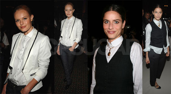 Kate & Amanda Go Annie Hall For Fashion Week