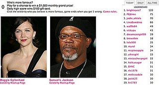 Play Celebrity Faceoff, Win $1000! (Yup, $1000!) 