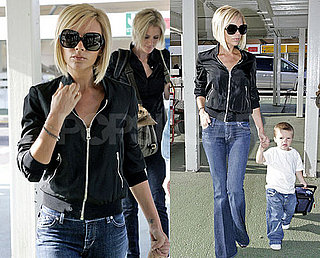 Posh and Cruz Leave London
