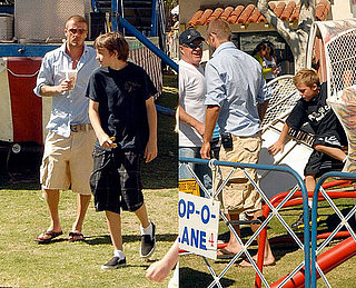 When Posh Is Away, The Beckham Boys Will Play