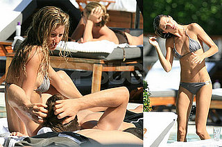 Tom & Gisele Take Their Beautiful Bodies to the Pool