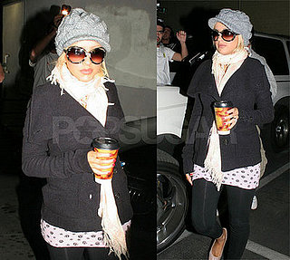 Christina Aguilera Leaves the Doctor's Office in LA