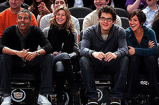 John Mayer and Minka Kelly at the Knicks Game