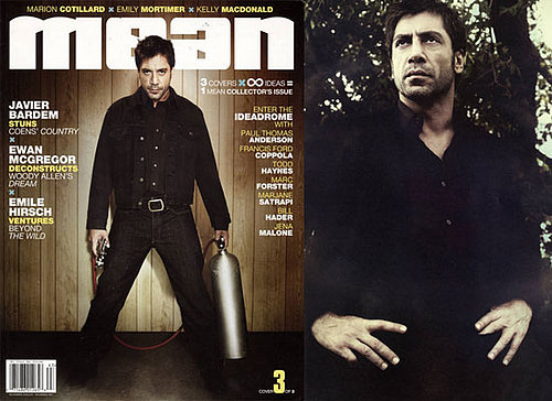 Javier Barden on No Country For Old Men in Mean Magazine