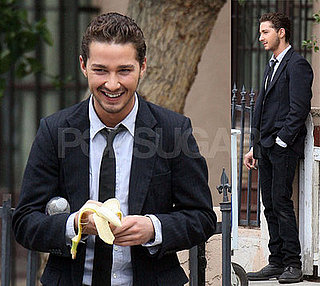 Shia LaBeouf on the set of Eagle Eye in Long Beach California