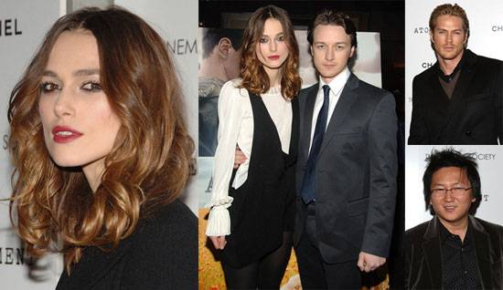 No Smiles For Keira and James at Atonement Premiere No Smiles For Keira and James at Atonement Premiere
