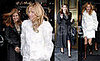 Kate and Eva Brave the Cold for D&G