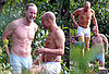 Owen and Woody Having a Splashing Good Time