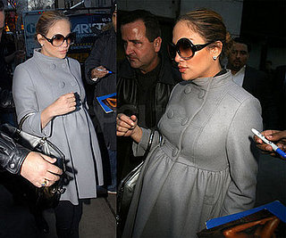 Pregnant Jennifer Lopez Shopping In NYC
