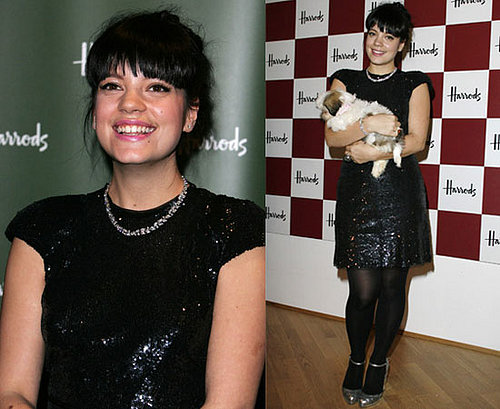 Lily Allen at Harrods